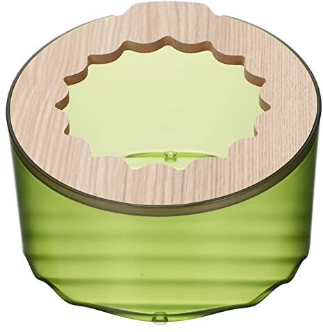 KOMBIUDA Cuenca De Baño De Arena para Hámster Casa De Baño Transparente Inodoro para Ratas Escondite para Hámsteres Caja De Baño para Hámster Bañera Accesorios para Cobayas Hamster