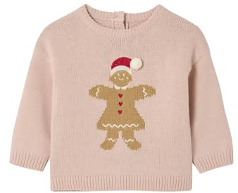 VERTBAUDET Pull Bébé Fille Biscuit Noël Maille