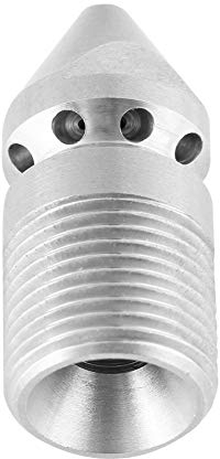 Surdefens Aeloa LKK-8630806 Edelstahl SS304 3/8 BSPT Druckkanalreinigungsdüse mit Rückschlagventil, 2-Port-Ventil, 7x1x2 cm