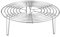 Steaming Rack,Stainless Steel Circular Steamer Stand Fast Steaming Boiling Pot Trivet Pressure Cooker Steam Rack Cooker Accessories for Vegetables