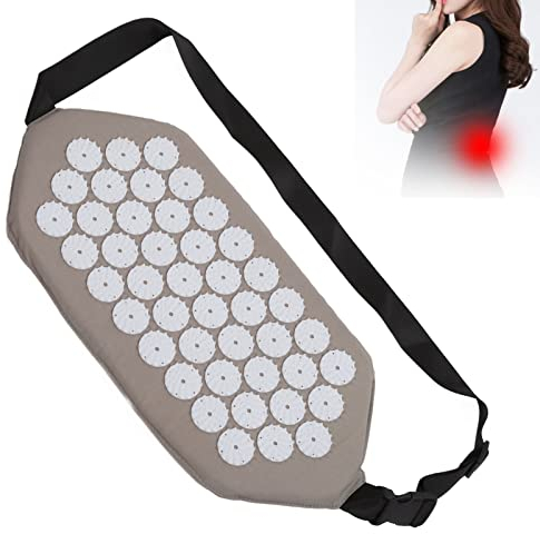 Cintura per Massaggio con Agopressione, Tappetino per Massaggio Antistress, Tappetino per Agopuntura in Vita per Ridurre il Dolore per Adulti Domestici