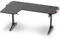 SPIRIT OF GAMER HEADQUARTER 600, Bureau d'Angle Gaming 160 cm, Grand Bureau Gamer avec Porte Gobelet, Crochet pour Casque et Support pour Câble, Table avec Rétroéclairage LED, Créez votre Setup Gaming