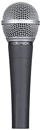 Weymic Nuovo Wm58 Mic Vocale Microfono Stile Classico Audio Strumento con Suono Pulito, Corpo in Metallo Professionale Bobina Movimento Dinamico (No Cable)