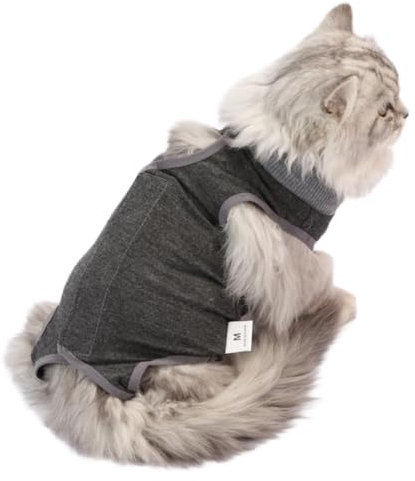 Professionelle Kleidung zur Heilung von Bauchwunden oder Hautkrankheiten bei Katzen, einteilige Pyjamas für kleine und mittelgroße Katzen
