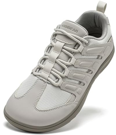 HOBIBEAR Wide Barefoot Shoes Men Women Walking Trail Running Sneakers | Zero Drop Sole | Lightweight Comfortable