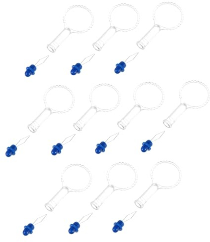 Alipis 10 Pezzi Infila Ago con Lente d'Ingrandimento Strumento Infilare Aghi da Cucito e Ricamo per Quilting e Lavori Manuali Confortevole per Anziani e Principianti