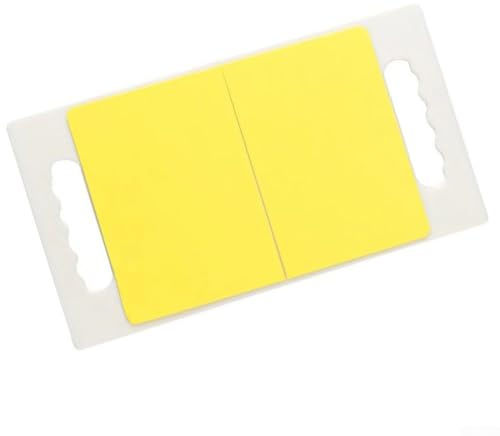 Jonikuper Planche d'entraînement en ABS incassable avec poignée pour taekwondo, arts martiaux et performance MMA – Jaune (0,6 cm, 30 kg) et bleu (0,9 cm, 45 kg) Variantes (jaune)