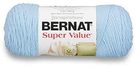 Bernat Super Value Yarn, 5 oz, Sky, 1 Ball