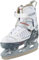 Nijdam Kinder Eishockeyschlittschuh Icehockey Skate verstellbar, Weiß/Silber/Schwarz, 29-32