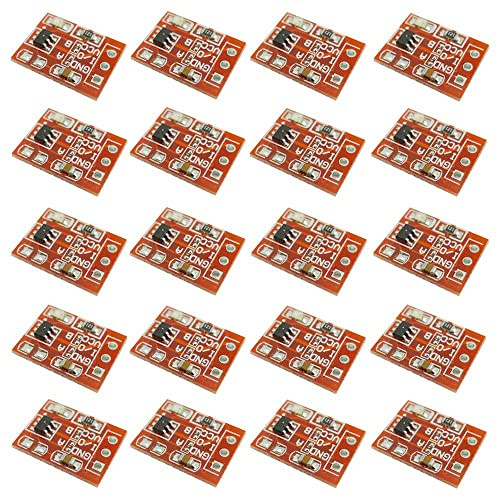Aihasd 20PCS TTP223 Kapazitive Touch-Switch-Taste Selbstsperrmodul Touch Switch Button Self-Lock Capacitive Switches Module