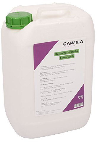 Cawila Extra-Weiss Sportplatzmarkierung, Rasenmarkierungsfarbe, Rasenmarkierfarbe für Sportplätze