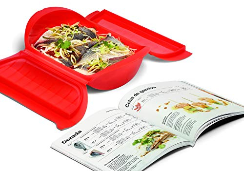 Lékué Kit pour papillote 3,4 p. avec livre recettes (espagnol)