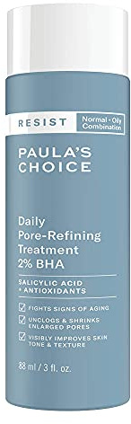 Paula's Choice Anti-Aging 2% BHA Liquid Exfoliant, with Peptides, 88 ml | Ultra-Light Face Exfoliator Peeling with Salicylic Acid - Removes Blackheads & Refines Pores for Combination to Oily Skin