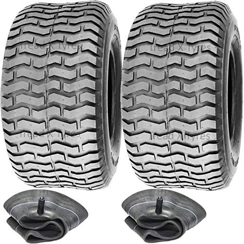 2x 4Ply Ride on Lawn Mower 20x10.00-8 Grass Tyres & Tubes Garden Tractor Golf Buggy Turf