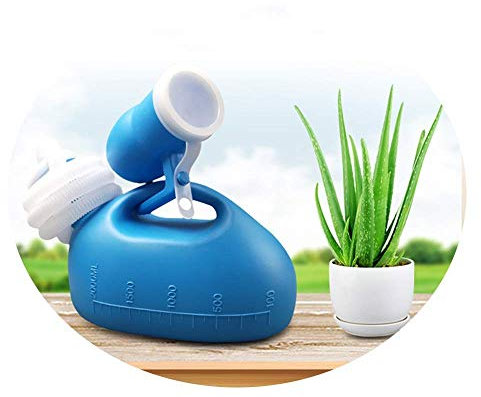 Urinal, Men'S Pp Material 2L High Capacity Threaded Catheter With Lid Leakproof Elderly Portable Care Driving Vehicle Hospital Multifunction