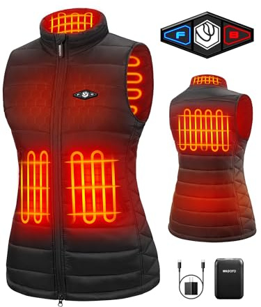 WASOTO Heated Vest Women（Black,L）