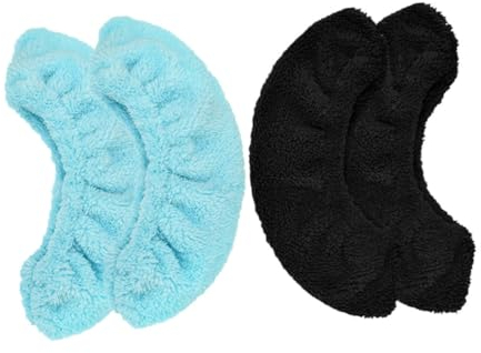Yardwe 2 Paar Eiskunstlauf-set Klingenschutz Schlittschuhe Für Frauen Hockey Skate Guard Hockey-wächter Schlittschuhtr?nker Schlittschuhkufenschutz Handtuch Polyester Elastisch Kind