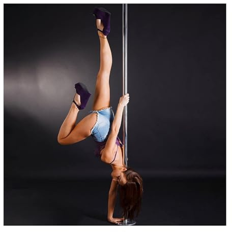 Barra pole dance Barra de baile Barra de baile giratoria y estática de 45 mm - Stripper portátil for ejercicios físicos, for ejercicios en clubes, fiestas, pubs en casa, cargas de 200 kg(3.2M-3.4M(10.