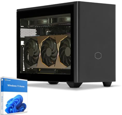 Sedatech Gaming Mini-PC Wasserkühlung ITX • AMD Ryzen 7 9700X • RTX4060 • 32GB DDR5 • 2TB SSD M.2 • Windows 11