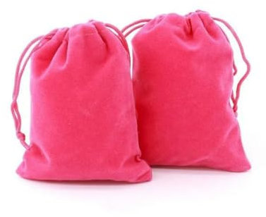 QQLADY Lot de 50 sachets à Bride en Velours avec Cordon de Serrage, 5 x 7 cm, 7 x 9 cm, 8 x 10 cm, 9 x 12 cm, 10 x 15 cm, pour Emballage de Bijoux de fête, Sacs de Rangement pour conteneurs perlés