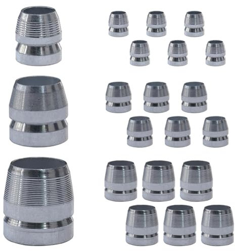 Pluuttiem 21 Piezas de Cuñas de de Hacha Redondas, de Seguridad, Cuñas de Metal, Juego de Cuñas de Acero (0,31/0,39/0,47 Pulgadas)