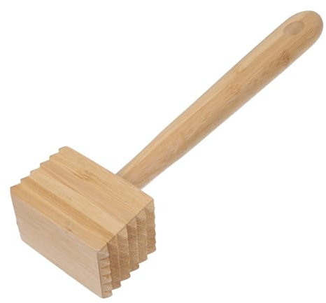 GLEAVI Martello per Carne Attrezzo Inteneritore con Design Lato per Bistecche e Carne Strumento per Risultati