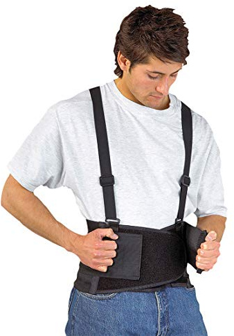 Portwest Ceinture Lombaire, Couleur: Noir, Taille: XL, PW80BKRXL