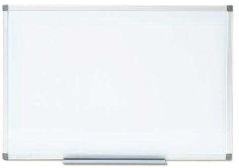 Office Marshal® Profi - Whiteboard | Testsieger, Note 1,3 | magnetisch und beschreibbar | Magnettafel mit schutzlackierter Oberfläche | vertikal und horizontal montierbar | 13 Größen | 80x110 cm
