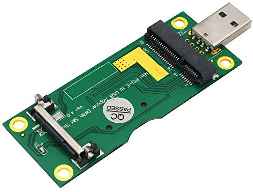 Mini PCI-E to USB Adapter with SIM Card Slot for 3G / 4G Network Cards