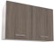 BERLIOZ CREATIONS PRIMA PG8HPC Hängeschrank für Küche, 2 Dekortüren aus strukturierter Eiche, 80 x 33,3 x 55,4 cm, 100 Prozent französische Herstellung, Buchenholz