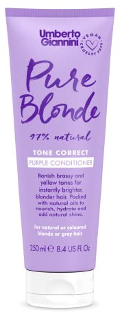 Umberto Giannini Flowerology Violet + Chamomile Flower Blonde Colour Tone Conditioner Vegan Cruelty Free