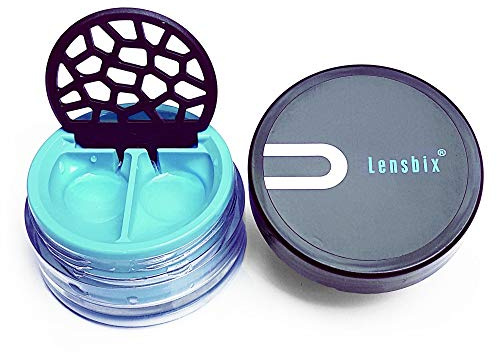 Lensbix Purist kontaktlinsbehållare. Den perfekta presenten till linsbärare. Innovativ design för moderna människor. (Purist turkos)