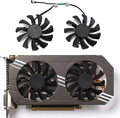 DOTODO GA81S2U 75MM GTX970 GPU scheda grafica ventola di raffreddamento sostituire per ZOTAC GeForce GTX 970 ventola di raffreddamento della scheda grafica (Fan-2PCS)