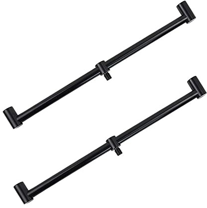 GudGmtoy Buzz Bars, schwarz, 30 cm, geeignet für Rod Pods, Banksticks, Rutenauflagen, Buzzer Bars für Rod Pods Karpfenangeln, Angelausrüstung