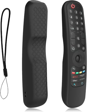 Carcasa compatible con LG Magic Remote an MR21GA MR21GC MR22GA MR22GN MR23GA MR24GA Smart TV - Funda protectora de silicona para LG Magic Remote