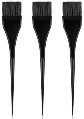 3 Stück Haarfärbepinsel, Pinsel Haare Färben Leicht Blondierungspulver Set Dauerhaft Haarfärbemittel Applikator Werkzeuge Haarpinsel Friseur Zubehör zum Haarfärben Im Friseurladen Oder zu Hause