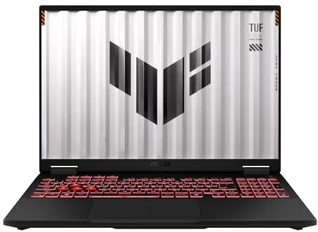 ASUS TUF Gaming A16 FA608UP-QT006 - Ordenador Portátil Gaming de 16 WQXGA 165Hz (AMD Ryzen 7 260, 32GB RAM, 1TB SSD, NVIDIA RTX 5070 8GB, Sin Sistema Operativo) Gris Jager - Teclado QWERTY español