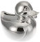 SILBERKANNE Spardose Ente 8x8 cm Premium Silber Plated edel versilbert in Top Verarbeitung. Fertig zum verschenken mit schicker Geschenkverpackung