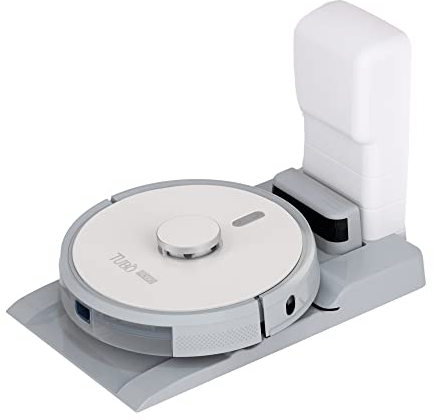 AERTECNICA robot aspirapolvere e lavapavimenti con mappatura LIDAR, Tubò Robò TR900LA con scarico polvere in impianto di aspirazione centralizzato, aspirazione 2.300 Pa