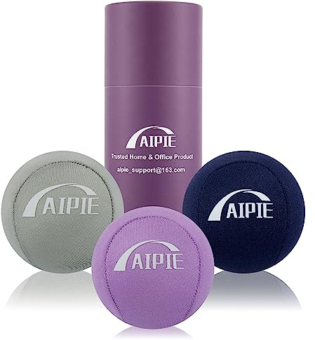 AIPIE 3 Bolas De Estrés Fortalecedores de Agarre para Entrenamiento De Fuerza De Mano Fisioterapia, 1 Suave 1 Mediano 1 Duro Agarre Cómodo Resistencia Entrenamiento para Apretar para Adultos Y Niños