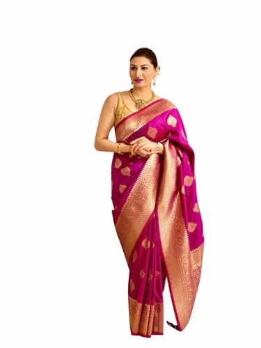 Avantika Fashion Women's Kovai Pattu Kanchipuram Silk Saree Banarasi Kanjivaram Style Saree (pack of 1)