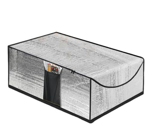 Qerwsdty Attic Door Zipper Cover Zipper Waterproof Insulated Cover Fireproof Attic Door Cover Attic Opening Cover for Winter