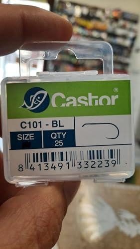 Anzuelo de Pesca sin Muerte C101 BL Talla 16 Castor [25 pcs]