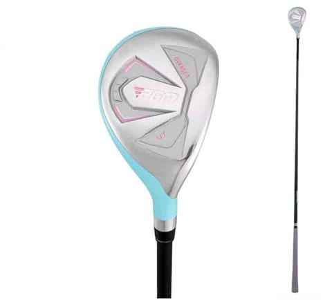 Left/Right Handed #1/#3/#5/Hybrid Golf Club Wood Carbon Shaft Golf Driver for Men and Women Golf Fairway Woods (Right,Hybrid,Silver)