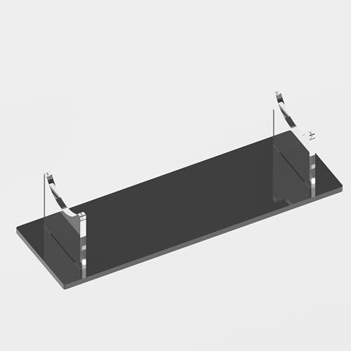 Acrylic Display Stand for Sabers, Swords, Wands & Collectibles – Clear Multi-Purpose Holder with Black Base, Desktop Stand for Light Sabers, Daggers, and Long Items, 1Pack