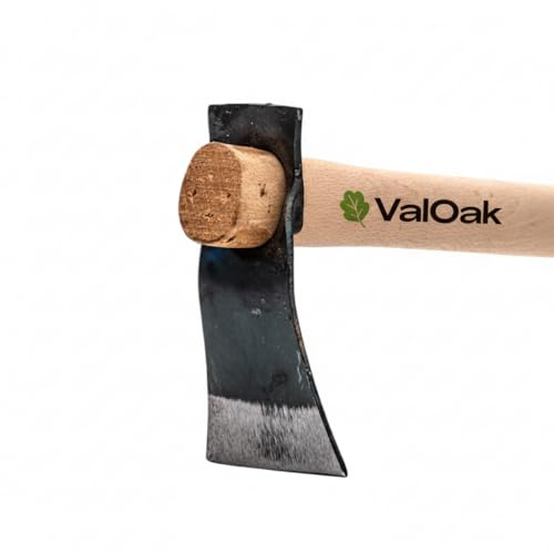 Valoak Mini Zappino Sarchiolla da Giardinaggio | Manico in Legno di Faggio da 47 cm | Lama in Acciaio da 8 cm | Made in Italy