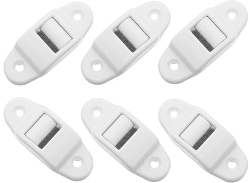 TOVINANNA 6Pcs Roller Shutter Belt Guide for 14Mm Webbing Strap Replacement with Internal Brush Plastic Roller Belt Alignment Guide Accessories