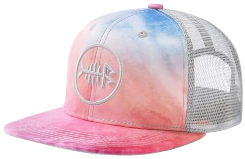 Bassdash Cappello Trucker a Tesa Piatta Regolabile Snapback Hat Mesh Back per Uomini Donne Pesca Caccia