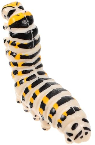 BESPORTBLE Giocattolo Bruco di Simulazione in Plastica Durevole Superficie Liscia, Figura Realistica di Bruco per Gioco Educativo e Decorazione Giardino