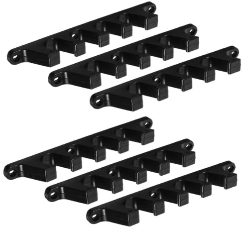 MAGICLULU 6pcs Plastic 5-gear Folding Chair Adjustment Bracket for Garden Chairs and Loungers, Weatherproof Secure Mounting Connector Clips Suitable for Camping and Outdoor Use